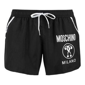 Moschino Mens Milano Logo Swim Shorts / Black